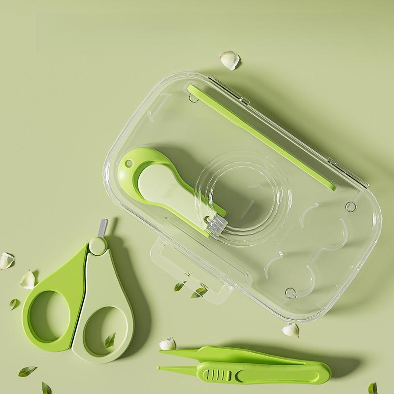 Newborn Anti-Pinch Nail Clippers: Durable, Portable Baby Care Scissors