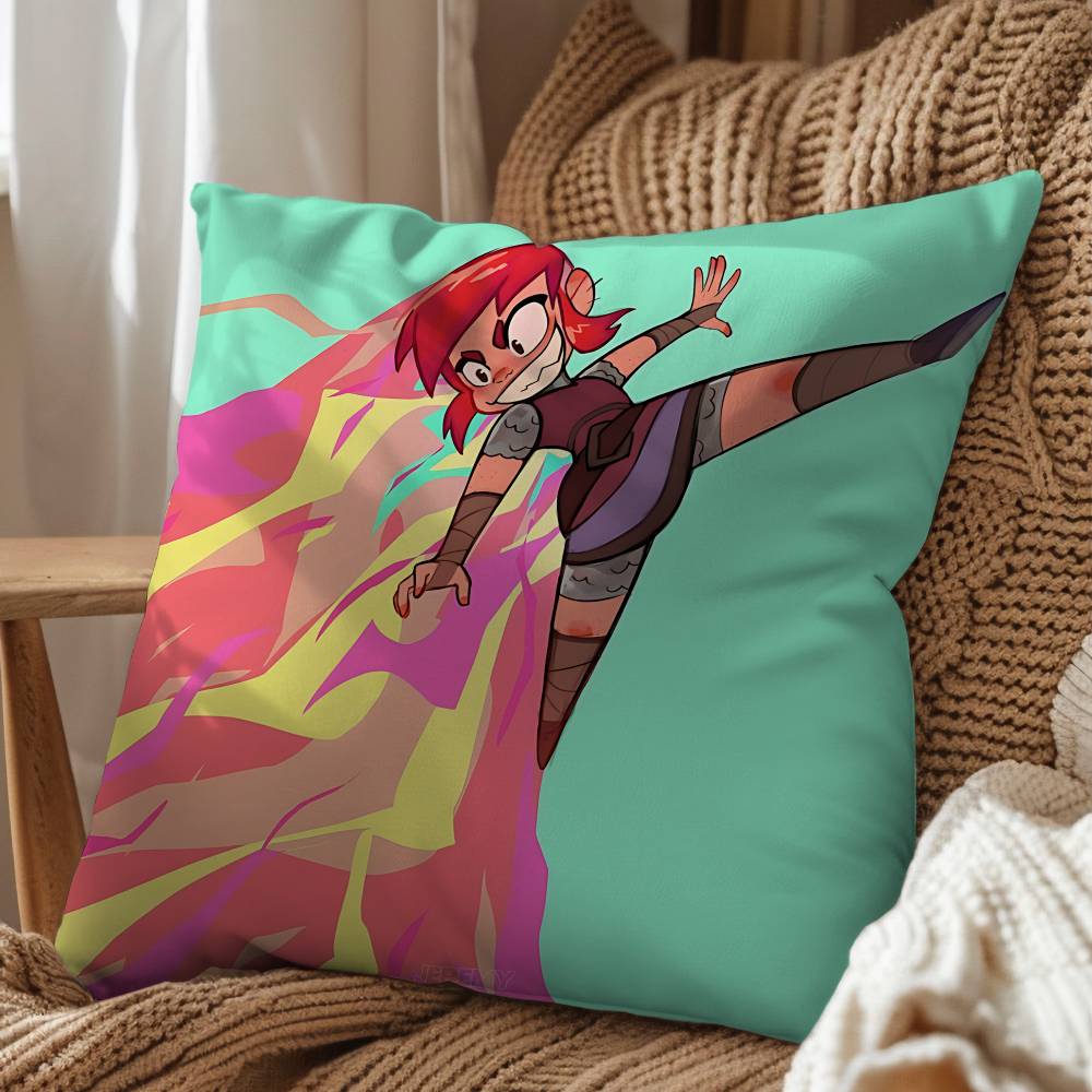 Im Not a Monster Ballister Nimona Cushion Cover Suitable For Sofa Car Bedroom Office Cushions Decorative Pillow Case