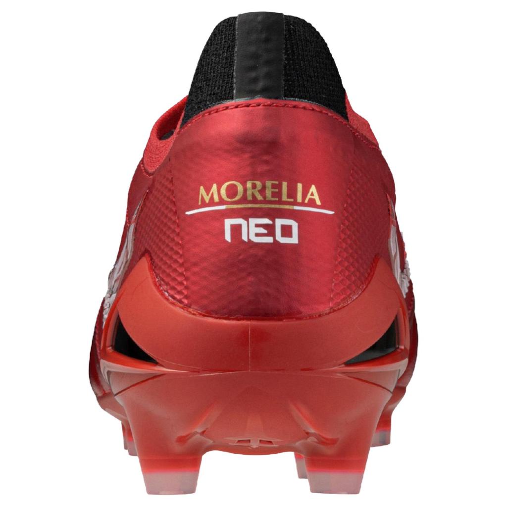 Mizuno Morelia Neo 4 Comfortable Trendy Durable Soccer Shoes Unisex Soccer Shoes Red P1GA254060