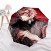 1pc Anime Character Umbrella: Automatic Opening & Closing, Portable 3-Fold Design with Iron Frame, Outdoor, Gift for Fans, Travelers, Daily Use.Q104