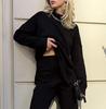 Women's High Neck Loose Knit Sweater - European and American Style, Autumn/Winter Collection (SY611#)