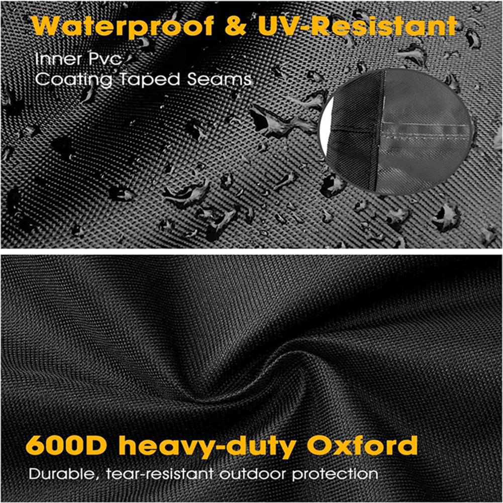 62*80cm Firepit Cover For Fireside 360 Waterproof Oxford Cloth UV Resistant Protection Firepit Guard With Adjustable Drawstring