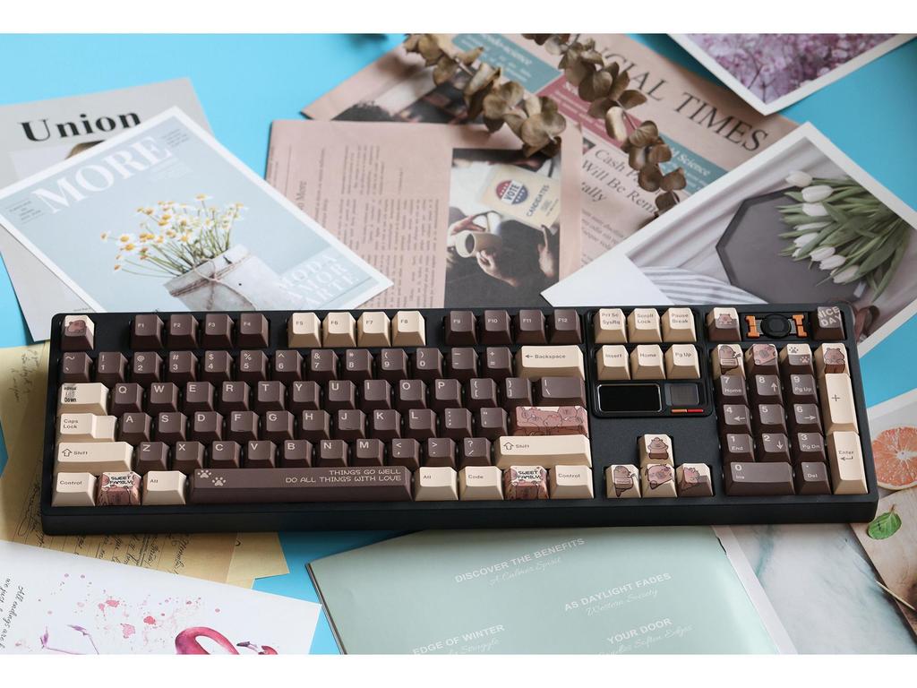 JKDK Capybara Custom Dye-Sublimation Keycaps: Original Height In 68, 75, 84, 87, 980 Layouts