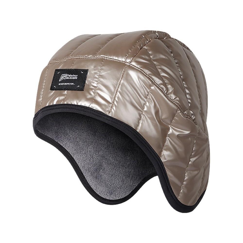 Water Repellent Winter Ear Flap Hat Windproof Quilted Winter Cap New Cold Weather Hat Skiing