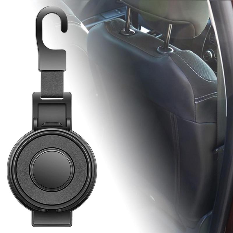 

ABS Car Back Seat Hook with Water Cup Holder Foldable Phone Stand Hanger Organizer for Universal Vehicle Rear Seat Convenience
