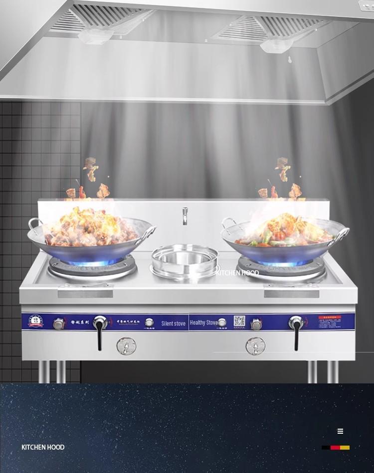Commercial Range Hood & Fume Purification System for Small Restaurants