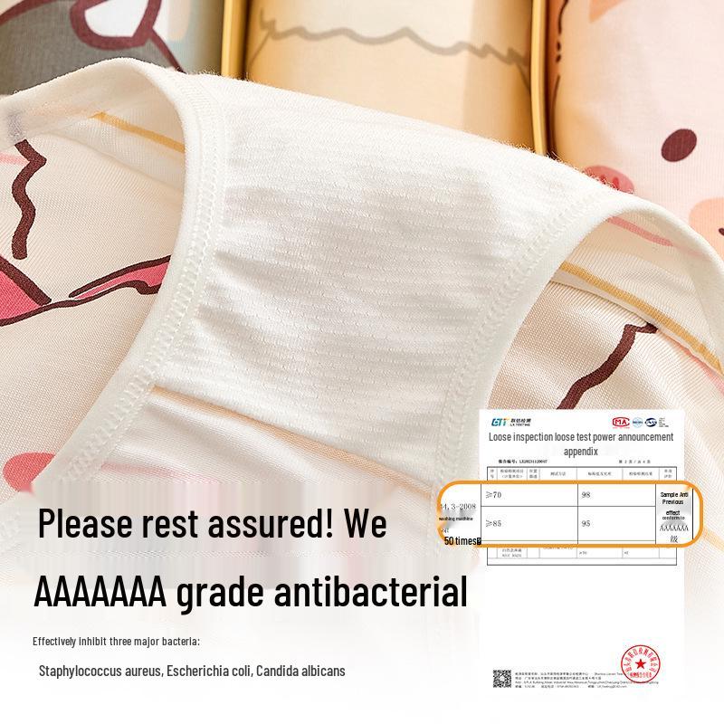 Clearance: Antibacterial Breathable Girls' Briefs (10-Pack) for Older Children - No Wedgies