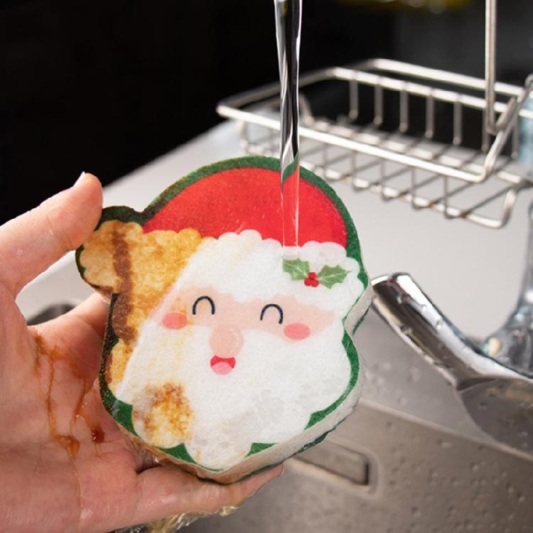 Christmas Patterned Sponges For Effective Cleaning Of Various Surfaces Dish Sponges For Efficient Kitchen Cleaning