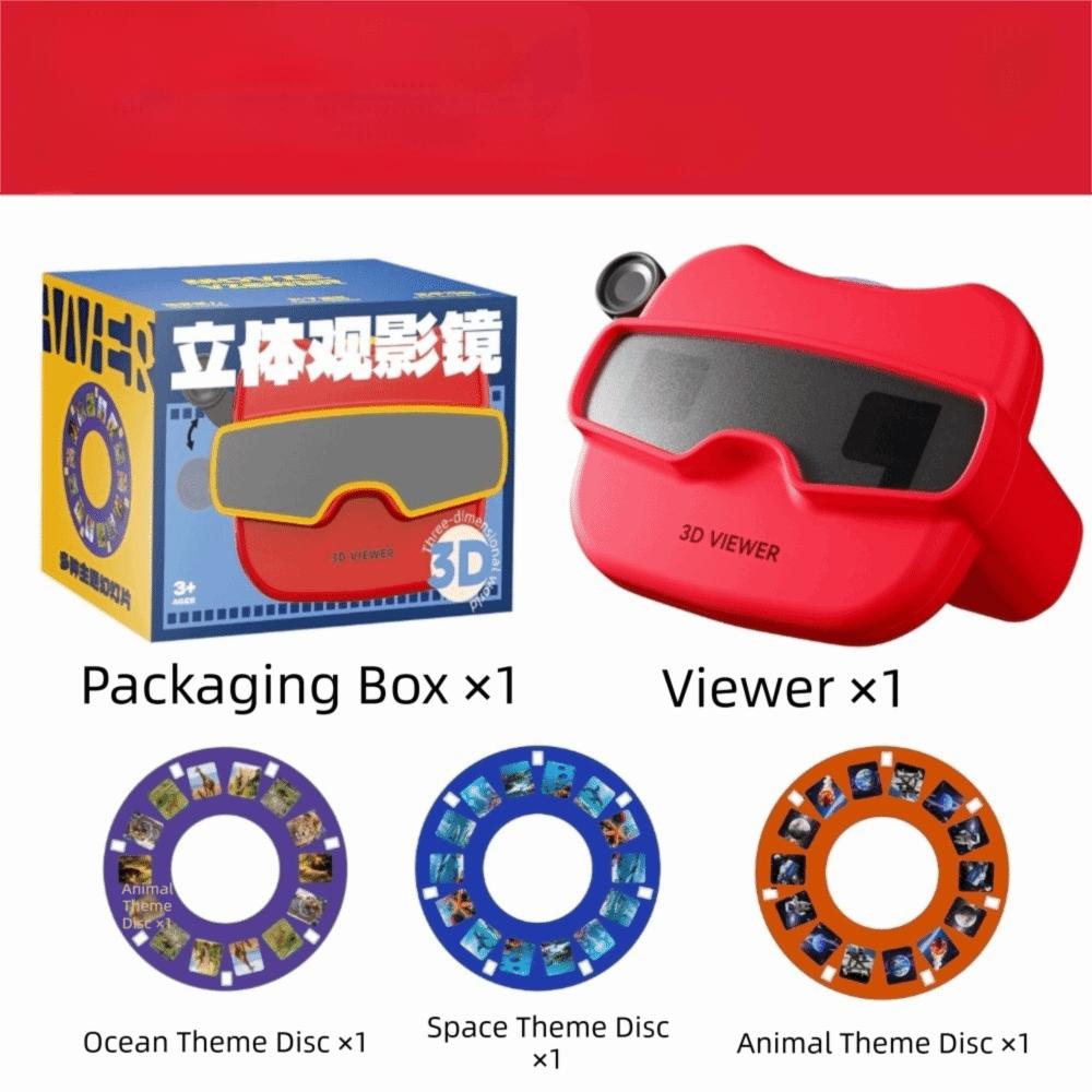 Portable 3D Viewer Toy 3D Stereoscopic Science Educational Toy Viewing Machine Children