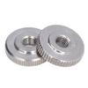 Knurled Thumb Nut 304 Stainless Steel Knurled Flat Head Through Hole Hand Tightening NutM6