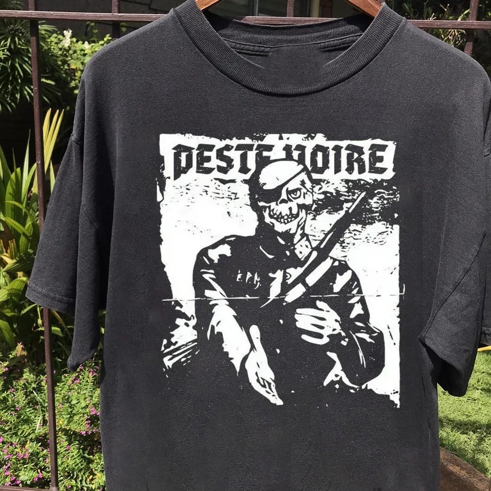 NEW Peste Noire Band Album Short Sleeve Cotton Black All Size T Shirt U02 Unisex T-Shirt XXXL