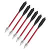 6Pcs   Arrows Double Screw Fixing Aluminum Alloy Shooting Bow Arrows Archery Accessory 6.75in