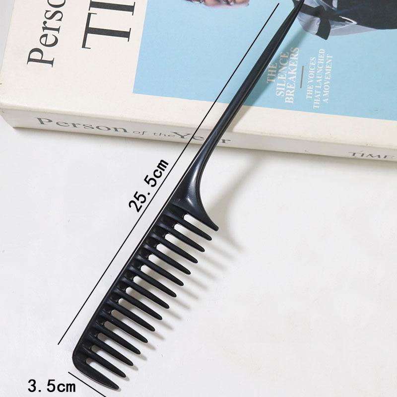Anti-Static, High Temp-Resistant Pointed Tail Comb with Fine Teeth - Professional Hairdressing Tool