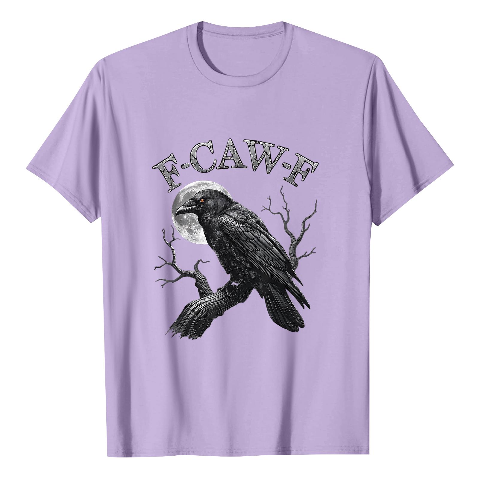 

F-CAW-F Женская повседневная футболка с коротким рукавом и принтом букв 160