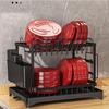 Brand New Double-layer Kitchen Sink Drain Rack with Drip Tray, Cutlery Rack and Plate Rack.