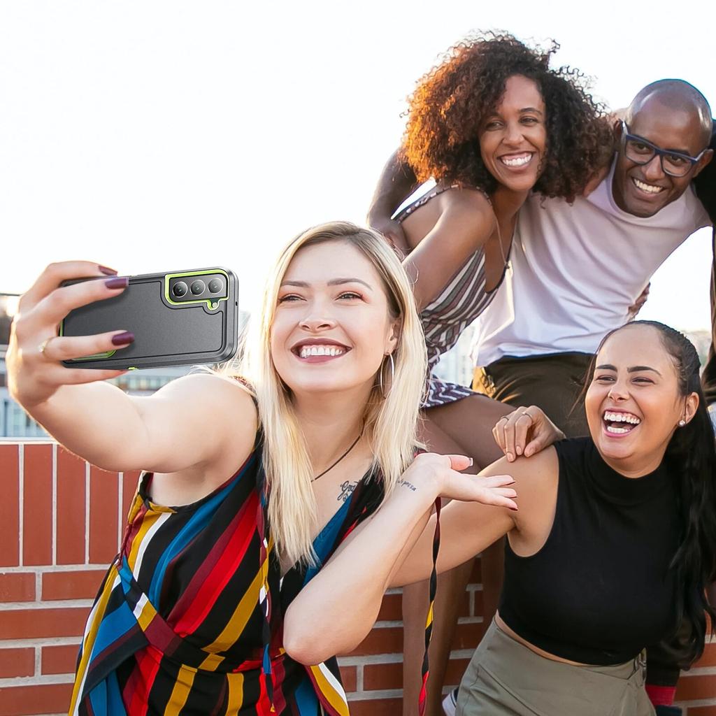 Husa din spate cu suport dur pentru Samsung Galaxy S24 Ultra S22 S23 Plus S 23 22 24 Accesorii anti-cădere pentru telefon mobil Capa