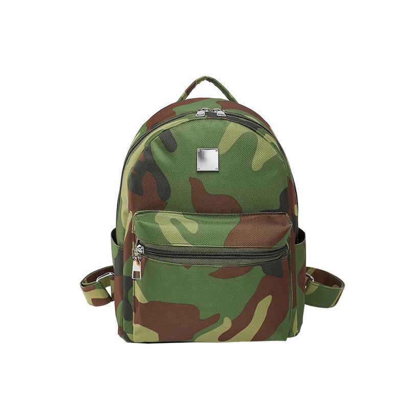 

Trendy fashion personalized printing Korean version portable small backpack commuting versatile travel trendy cool backpack female камуфляжний