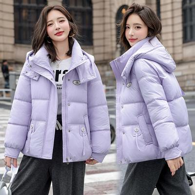 Down Cotton-padded Clothes, New Winter Loose Cotton-padded Clothes, Short Hooded Thickened Warm Jacket, Cotton-padded Jacket.