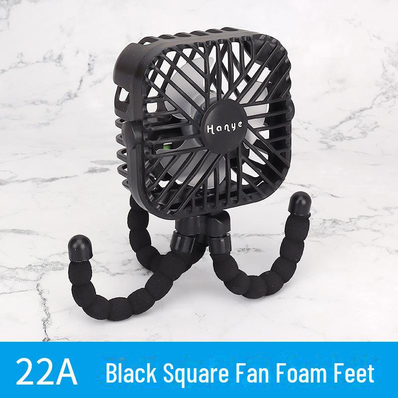 Versatile Portable Mini Fan: Hangable, Standable, or Wrappable - Ideal for Dorms and Outdoor Use