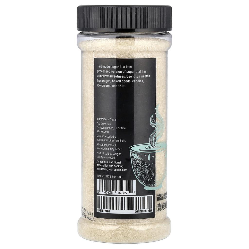The Spice Lab Turbinado Sugar, 348g (12.3oz)