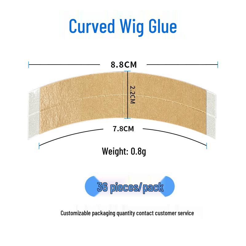 Biological Double-Sided Waterproof Sweatproof Adhesive Wig Tape – High Adhesion, Invisible Hair Extensions Glue.