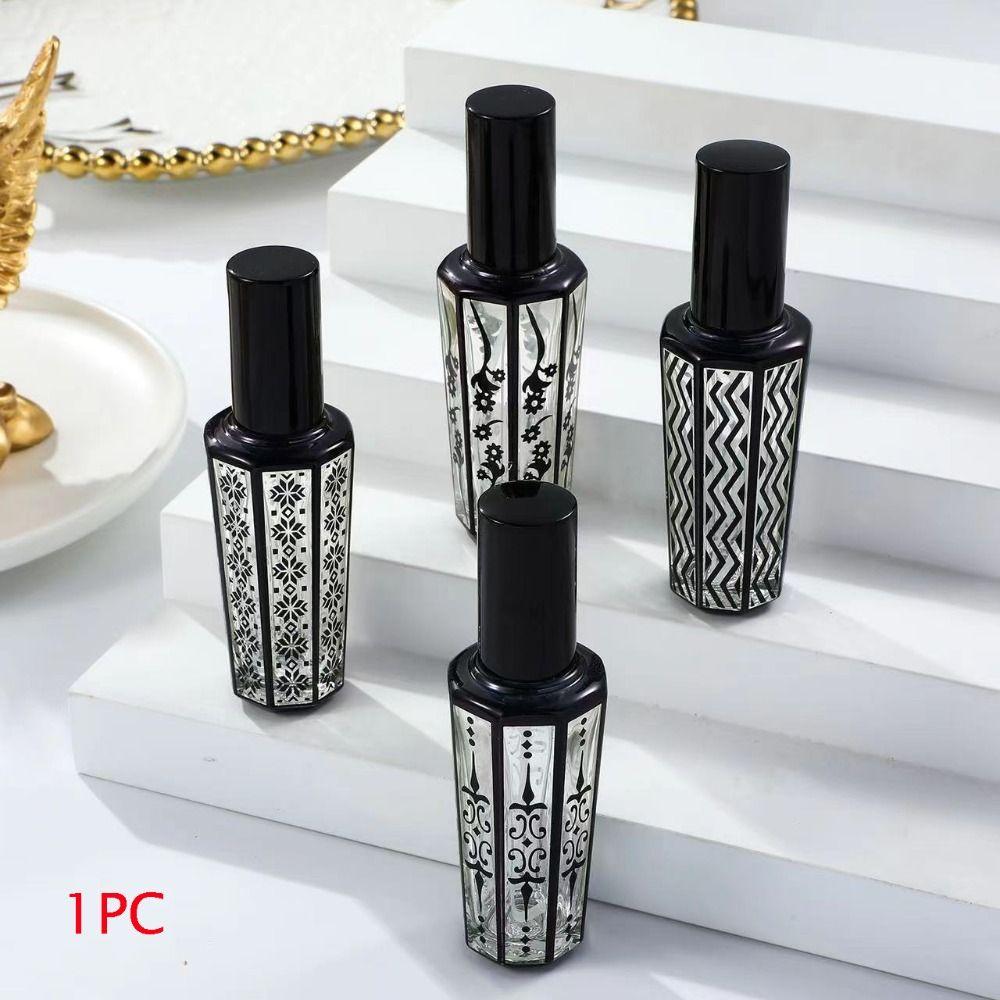 

Золотой Стеклянный Флакон для Духов Дорожный Суб-Флакон Косметический Спрей Атомайзер 15 мл Пустые Контейнеры Путешествия чёрный