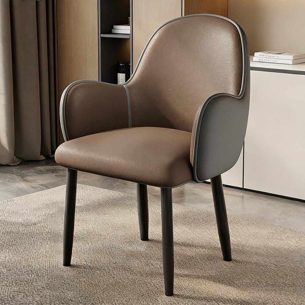 Modern Dining Chairs - Casual Comfort with Ergonomic Backrest, for Home, Hotel & Commercial Dining Spaces, Negotiation chair