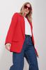 Women's Jacket New Season Fashion Beige Shawl Collar Lined Jacket