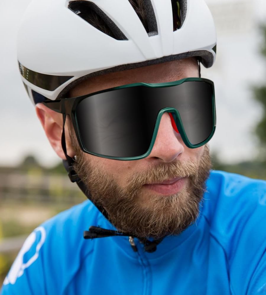 Feisedy Sunglasses, Sports Sunglasses for Men and Women, UV400 Protection, UV Protection, for Driving, Sports, Cycling, Fishing, Running, etc. (B0034)