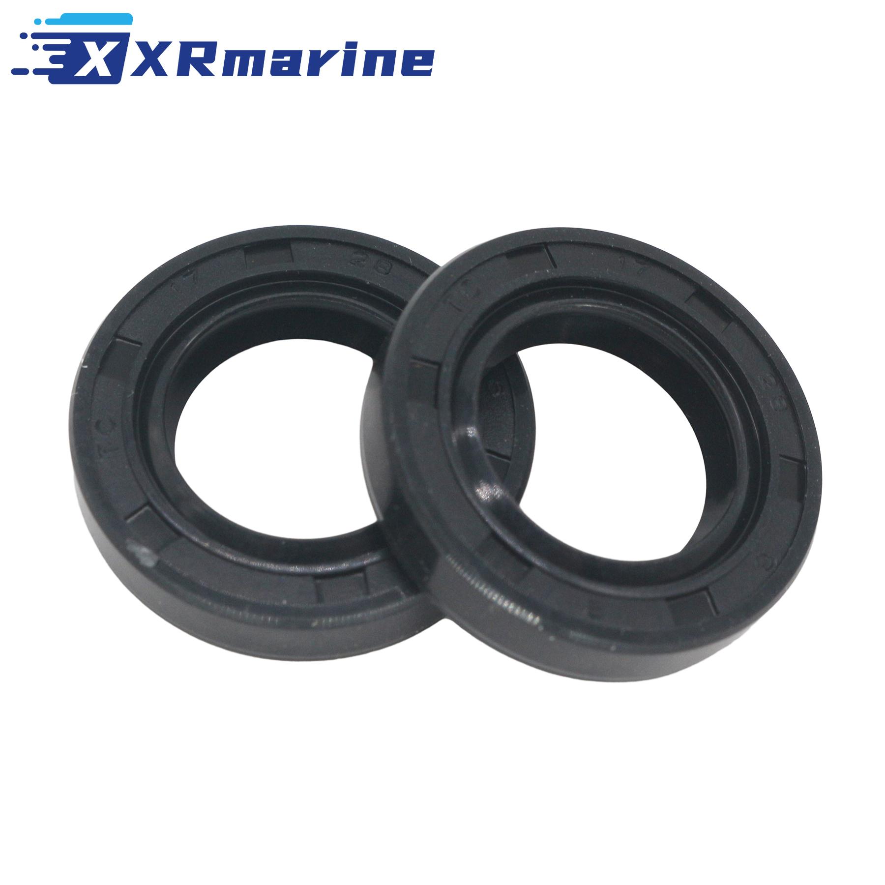 09282-17007 Outboard Seal Kit Oil Seal Fits for Suzuki Marine DT25 DT30 DF40 DF50 Engines 09282-17009 09282-17009-000 09282-17007
