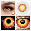 Eyeshare Lenti a contatto colorate per occhi 1 paio di lenti colorate per cosplay anime blu rosse per Halloween lenti a contatto trucco di bellezza