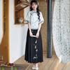Daily Republic of China style new Chinese Suzhou cheongsam improved young women's high-end top two-piece skirt spring and summer wear