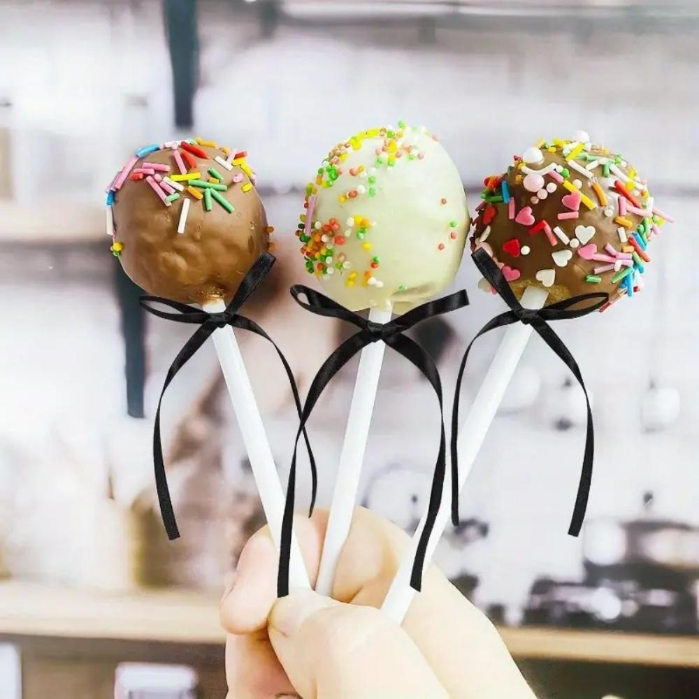 10Pcs Ribbon Bow Cake Toppers  Bowknot Ribbon Cupcake Topper Wedding Birthday Party Valentine's Day Dessert Cake DIY Decor