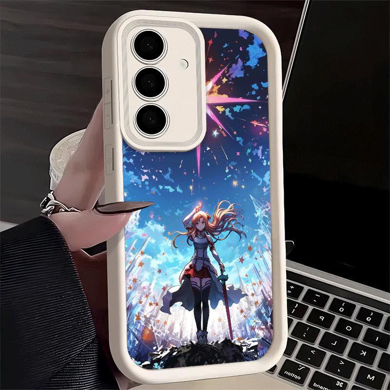 Handyhülle für Samsung Galaxy A17 A16 A15 A14 A13 Sword Art Online Yuuki Asuna A56 A36 A26 A55 A35 A25 A54 A34 A24 A53 A33 A23 A