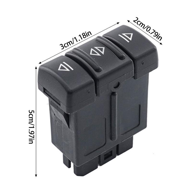 X7JF Power Window Switch Button Electric Window Control Switch for 19 II 7700817339 Replacement Automotive Accessory