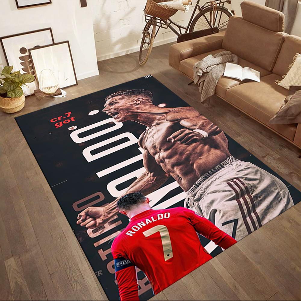 Cristiano Ronaldo Carpet Suitable For Hallway Playrooms Study Room Foyer Antislip Carpet Decorate Offices Gift For Festivals