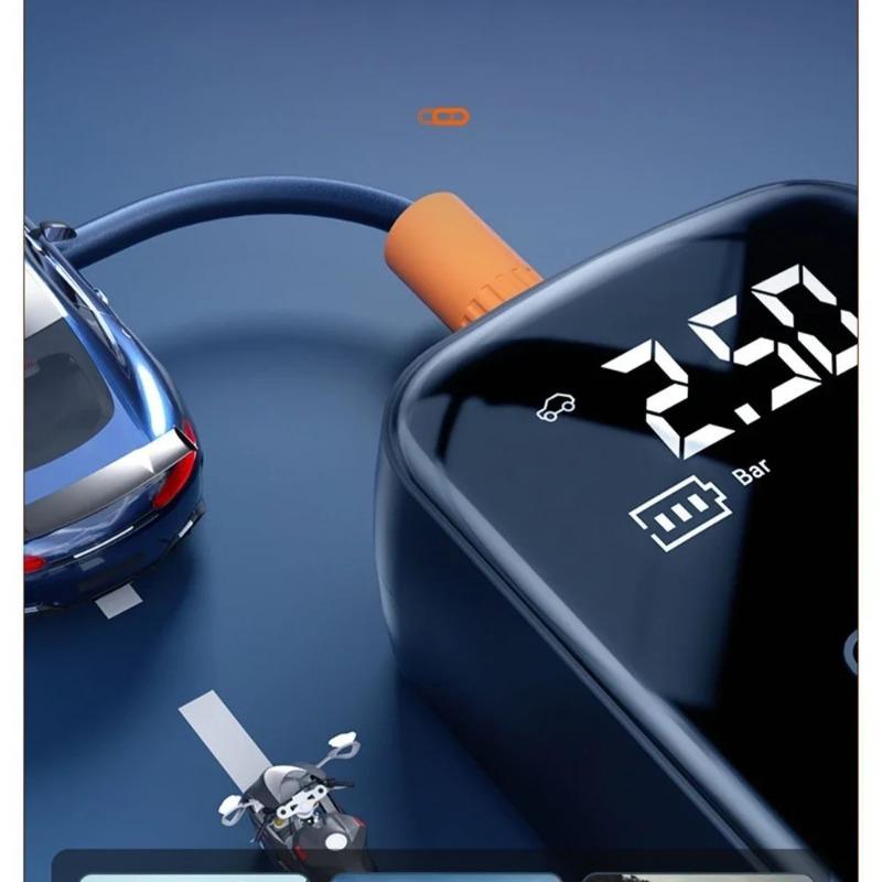 Portable Car Air Compressor Wireless Wired Electric Tire Inflator Pump for Motorcycle Bicycle Boat Car Tire Ball