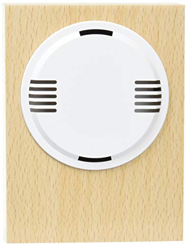 Lemnos Duo PTH10-23 GY Analog Thermo-Hygrometer with Natural Wood Grain, Gray