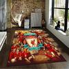 Liverpool Football Club Carpet Non-slip Rug Suitable for Living Room and Bedroom Sofas