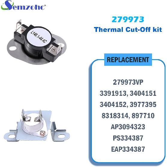 Dryer Heating Element Kit Fit for Kenmore Elite He3 Heating Element 1066002010 11067102310 11068002010 11068002011 11082822102 11082822103