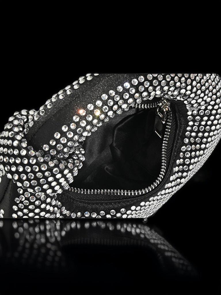 European & American Retro Rhinestone Evening Bag - Elegant Handheld or Shoulder Women's Accessory
