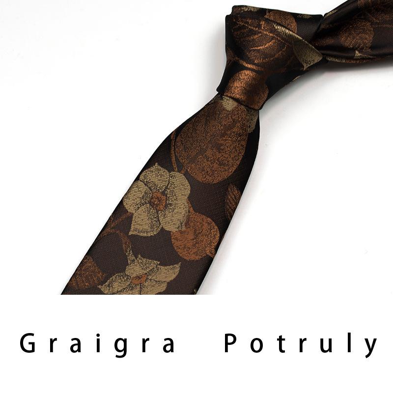 Men'S Formal Business Tie 8Cm Trend Ethnic Style Guochao Chinese Style Bow Tie Pocket Towel Set Retro Coffee