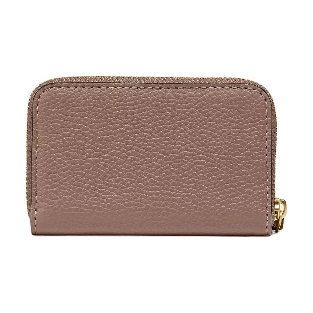 Coach Logo Zip Wallet Women Wallet Brown C2476G-B4TP