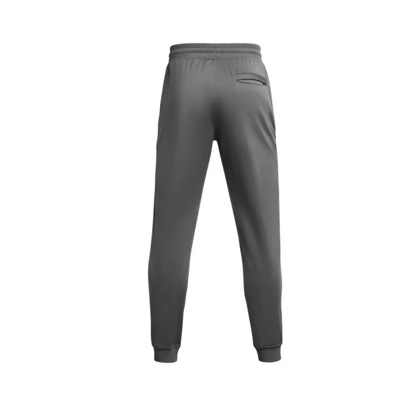Under Armour Sportstyle Solid Color Drawstring Cuffed Casual Knit Pants Men pants Rhino-Gray 1290261-026