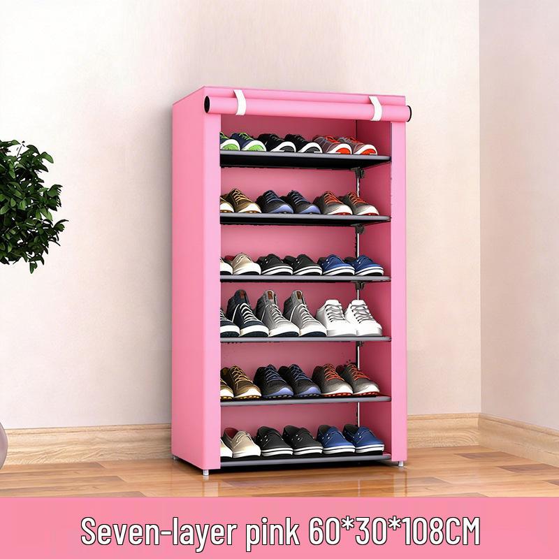 Ya Ruifan F Mehrschichtiges Staubdichtes Schuhregal für Wohnheim & Foyer