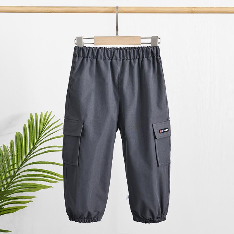 Korean Style Kids' Summer-Autumn Casual Workwear Pants