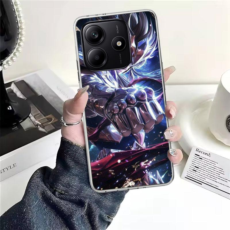 Saint Seiya Cool Soft Phone Case For Xiaomi Redmi Note 15 14 14S 13 12 Pro Plus 12S 11 11S 11E 10 10S 11T 5G Fundas Coque Redmi