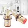 5PCS Copper Faucet Valve High Hardness Rustproof Faucet Stem Cartridge Replacement for Kitchen