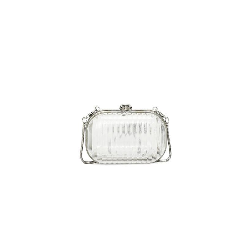 Acrylic box bag summer 2025 new fashionable transparent jelly bag women's versatile mini lipstick bag