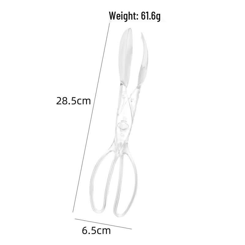 MDNG 3-in-1 Plastic Food Tongs (5-Pack)